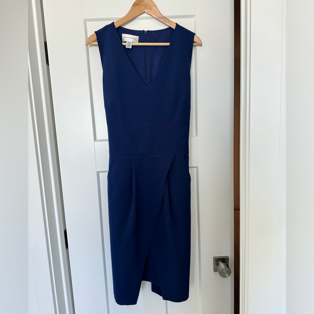 Donna Morgan Tie-Waist Dress with Pockets
